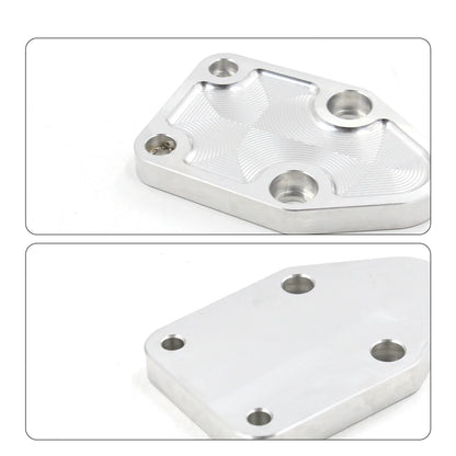 SMALL BLOCK FOR CHEVY BILLET FUEL PUMP BLOCK OFF PLATE ALUMINUM SBC 283 327 350#2071 Tuck's Performance