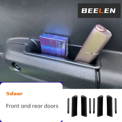 Car Front Rear Door Handle Storage Box Organizer Tray For 2019-2025 3 Door 5Door Suzuki Jimny JB74 JB64 Interior Accessories Tuck's Performance
