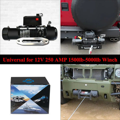 12V/24V 250A Winch Solenoid Relay & Remote Kit image 5