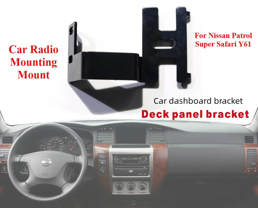 For Nissan Patrol Super Safari Y61 Car Radio Mounting Bracket Fastener Tuck's Performance