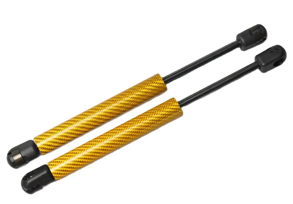 Isuzu MU-X bonnet held open by gas struts