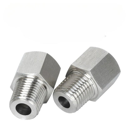 1/8" 1/4" 3/8" 1/2" BSP NPT Female To Male Hex Reducer Bushing 304 Stainless Adapter Fitting High Pressure for Pressure Gauge Tuck's Performance