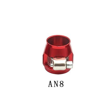Fuel Line Hose Finisher AN4/AN6/AN8/AN10/AN12 Clamp Finisher Aluminum Car Modification Accessories Tuck's Performance