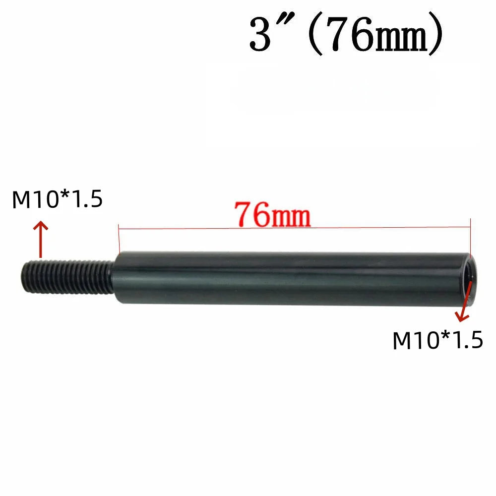 3‘’ 3.5‘’ 4‘’ 10'' Aluminum Shift Knob Extender Extension Lever Gear Manual Shifter Rod M10X1.5 M10X1.25 M12X1.25 Tuck's Performance