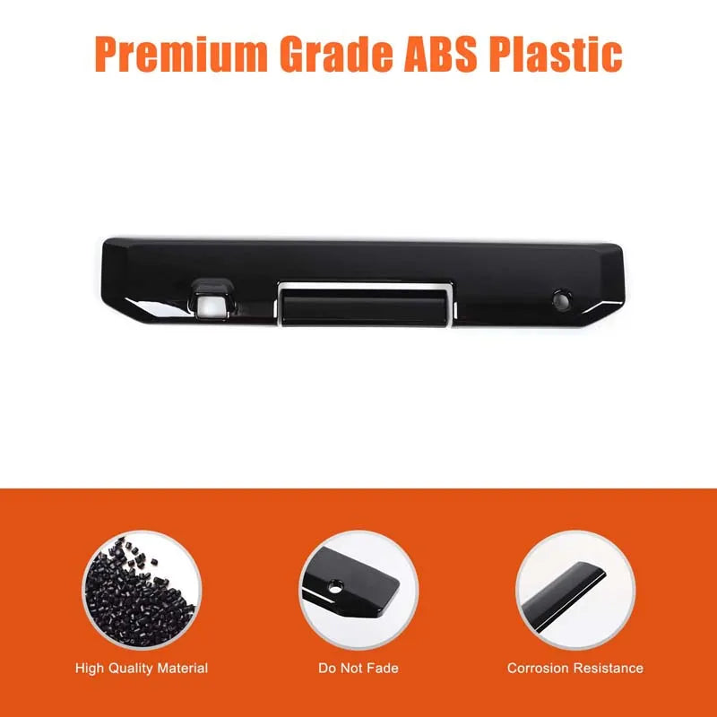 For Mitsubishi Triton L200 2024-2026 ABS Car Rear Tailgate Handle Frame Cover Trim Decoration Sticker Auto External Accessories Tuck's Performance