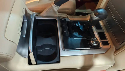 Rubber mat fitted in LandCruiser 200 Series centre console