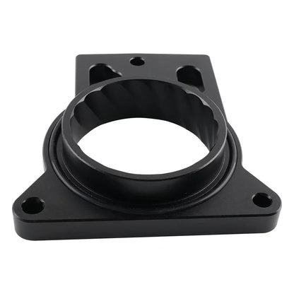 Black Silver Throttle Body Spacer For Cadillac Escalade Chevrolet Avalanche Silverado SSR GMC Sierra Hummer Air Intake System Tuck's Performance