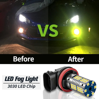 2pcs For Mitsubishi L200 LED Fog Light 2015 2016 2017 Accessories Tuck's Performance