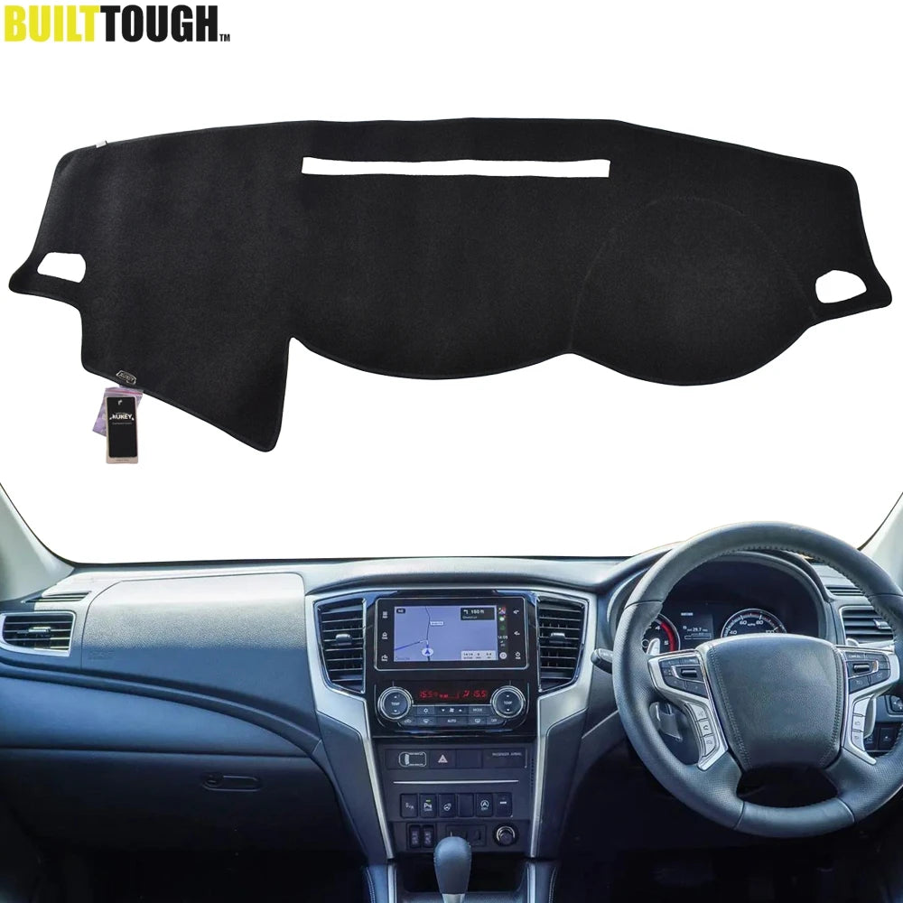 Xukey For Mitsubishi Triton L200 MQ MR 2016 - 2020 GLX+ GLS GLR Dashmat Dashboard Cover Dash Cover Mat Pad Sun Shade Carpet 2017 Tuck's Performance