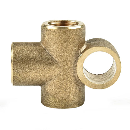 3 WAY Tee Piece Brake Clutch T 3/16 \" Pipe Metric M10 Pipe Connector Female 3 WAY BRAKE PIPE UNION NUT 10mm X 1mm Accessories Tuck's Performance
