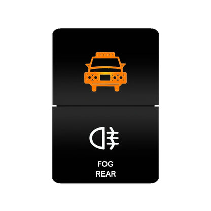 Car Push Switch Dual ON OFF Button Led Bar Roof Lights Fog Spot Driving Lights Button For Toyota 4Runner Hilux RAV4 Prado Camry Tuck's Performance