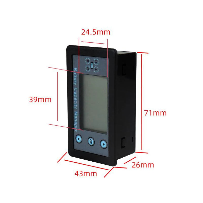 8V-120V Battery Coulomb Meter with 50A-500A Options image 6