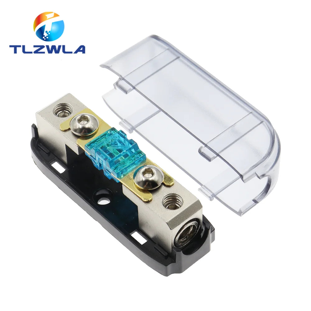 1Set Car Audio Auto Mini ANL AFS Car Fuse Holder Block with Fuse 20A 30A 40A 50A 60A 80A 100A 150A 200 MINI ANL 32V Good Quality Tuck's Performance
