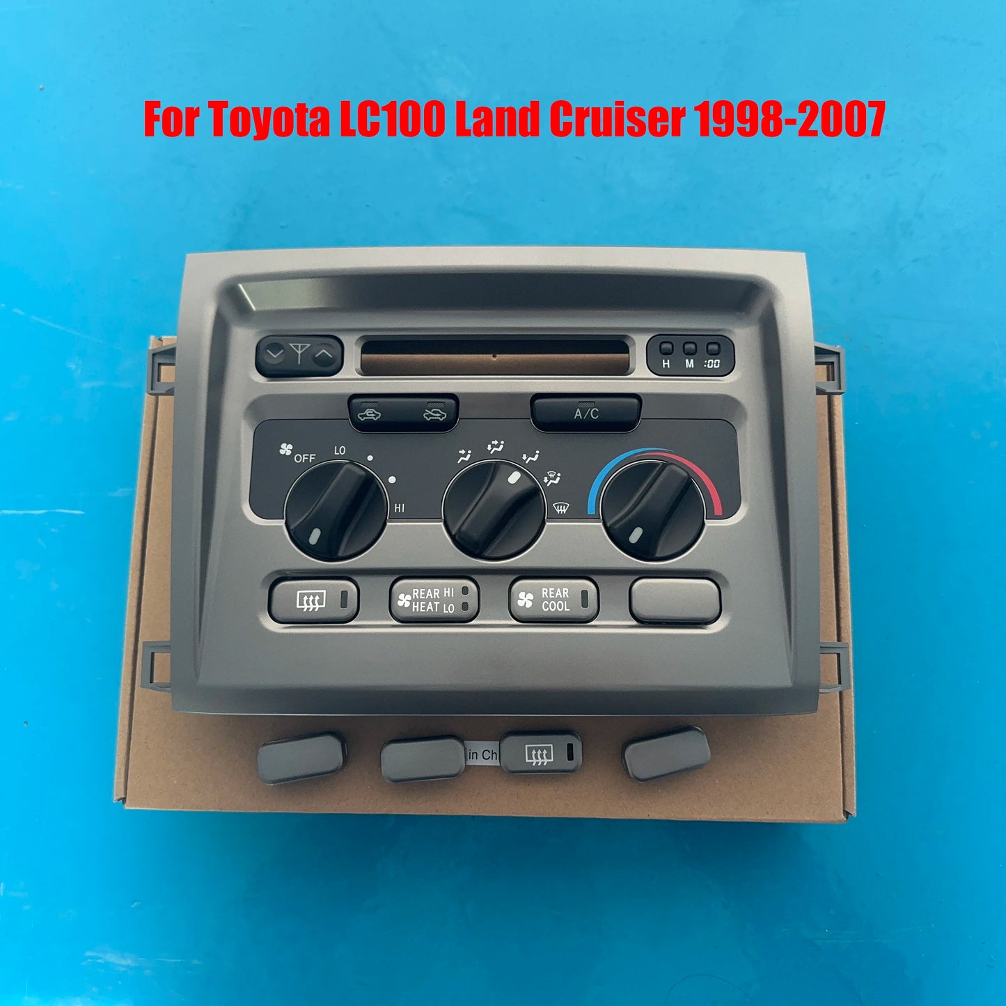 For Toyota LC100 Land Cruiser 1998-2007 146570-1020 100 LC100 LX470 60850 Ashboard Air Conditioning Control Panel Tuck's Performance