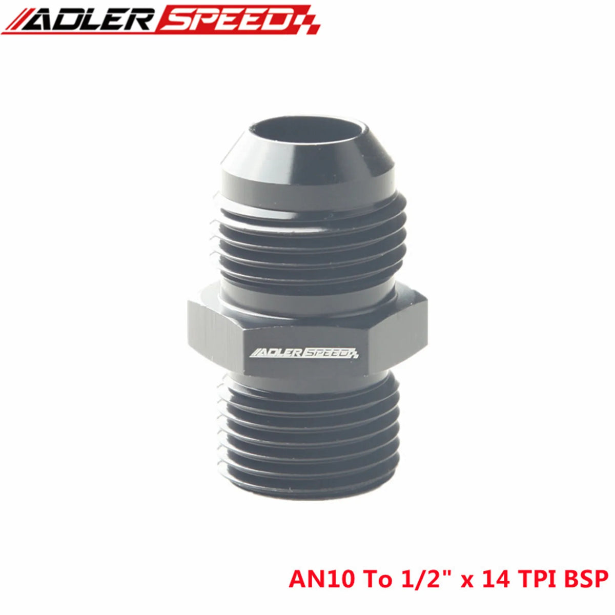 AN4 AN6 AN8 AN10 AN12 Male To 1/8" 1/4" 3/8" 1/2" 3/4" BSP BSPP Straight Adapter Tuck's Performance