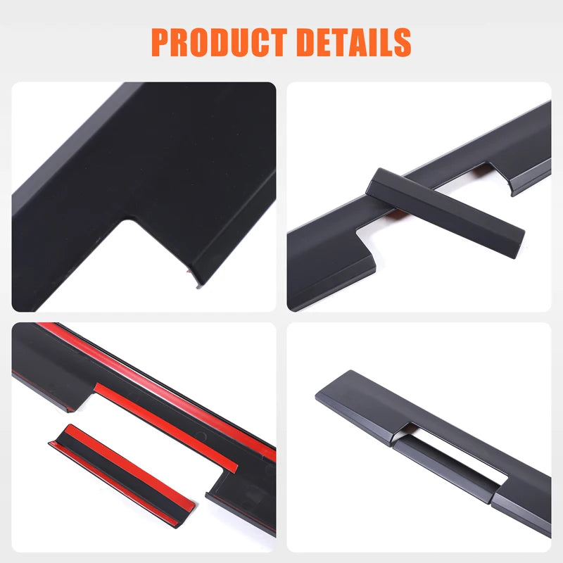 For Mitsubishi L200 2019-2023 Triton rear tailgate handle sticker car rear quarter panel door handle decorative protective cover Tuck's Performance