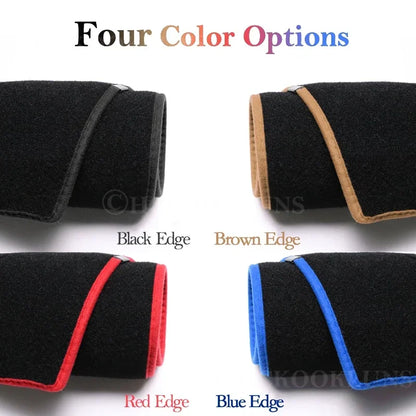 Pajero dash mat blue edge