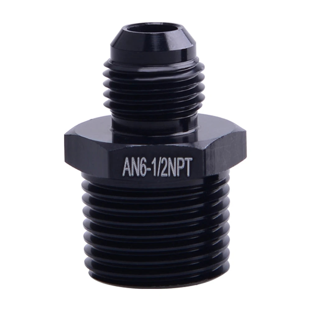 Universal Male 6AN AN6 to M10 M12x1.25/1.5, AN6 TO m16 M14x1.5, AN6 TO 1/4 3/8 1/2 npt Metric straight fitting Tuck's Performance