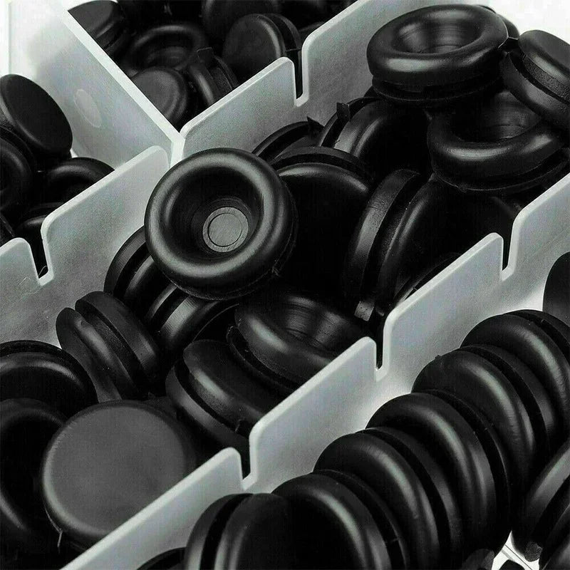 170/200/400pcs Rubber Grommet Assortment Firewall Hole Electrical Wire Grommet Gasket Kit for Wire Plug and Cable 7-25mm o ring Tuck's Performance