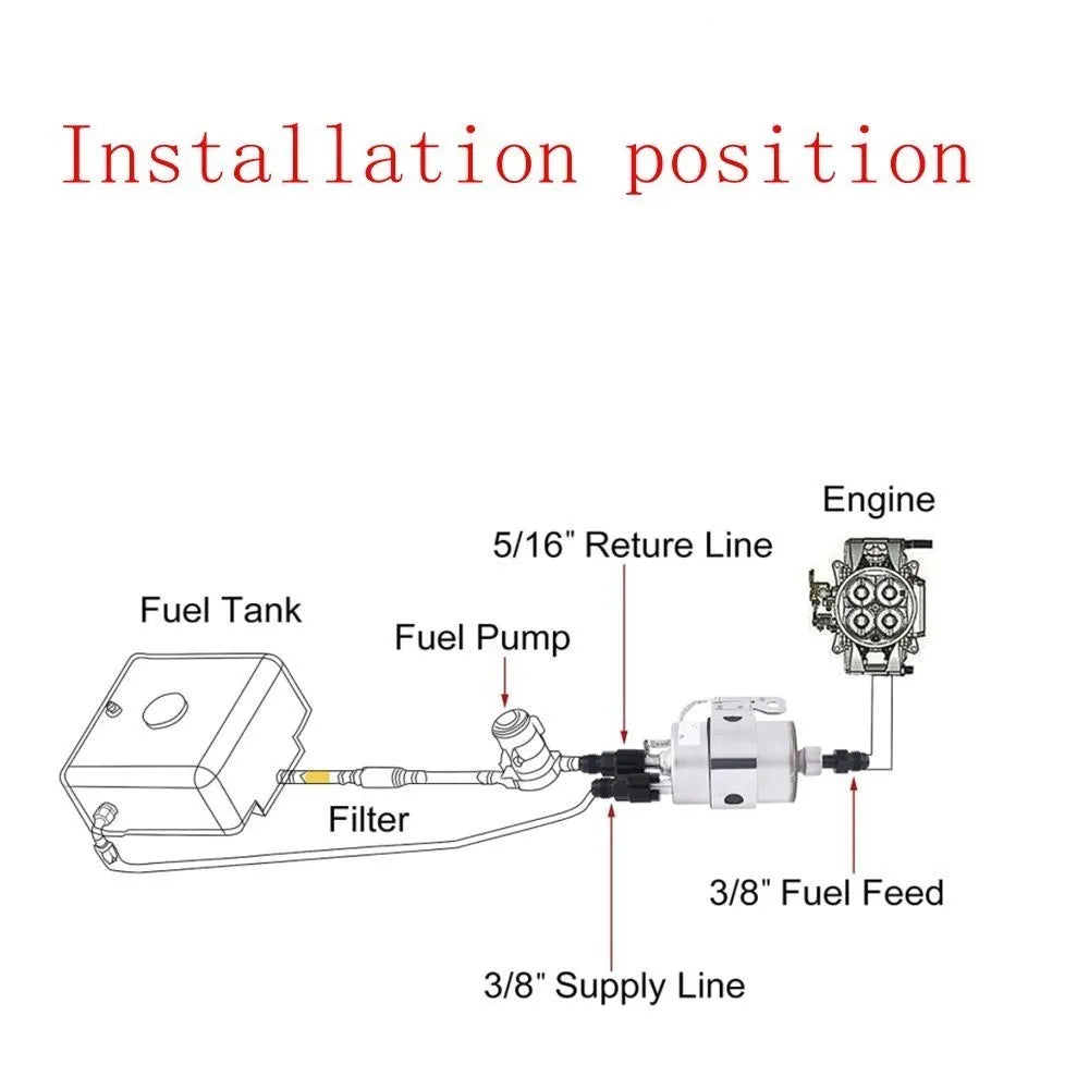 1PC Aluminum 6AN 8AN Male To 3/8" 5/16" Quick Disconnect Male Push On EFI Fitting Adapter Quick Connect Tuck's Performance