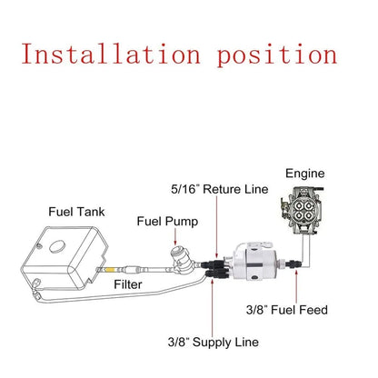 1PC Aluminum 6AN 8AN Male To 3/8" 5/16" Quick Disconnect Male Push On EFI Fitting Adapter Quick Connect Tuck's Performance