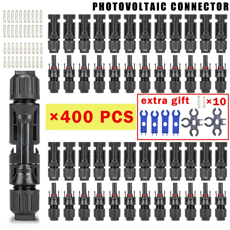 Solar Panel Connectors - 1000V 30A, 2.5 to 6mm² Tucks Performance