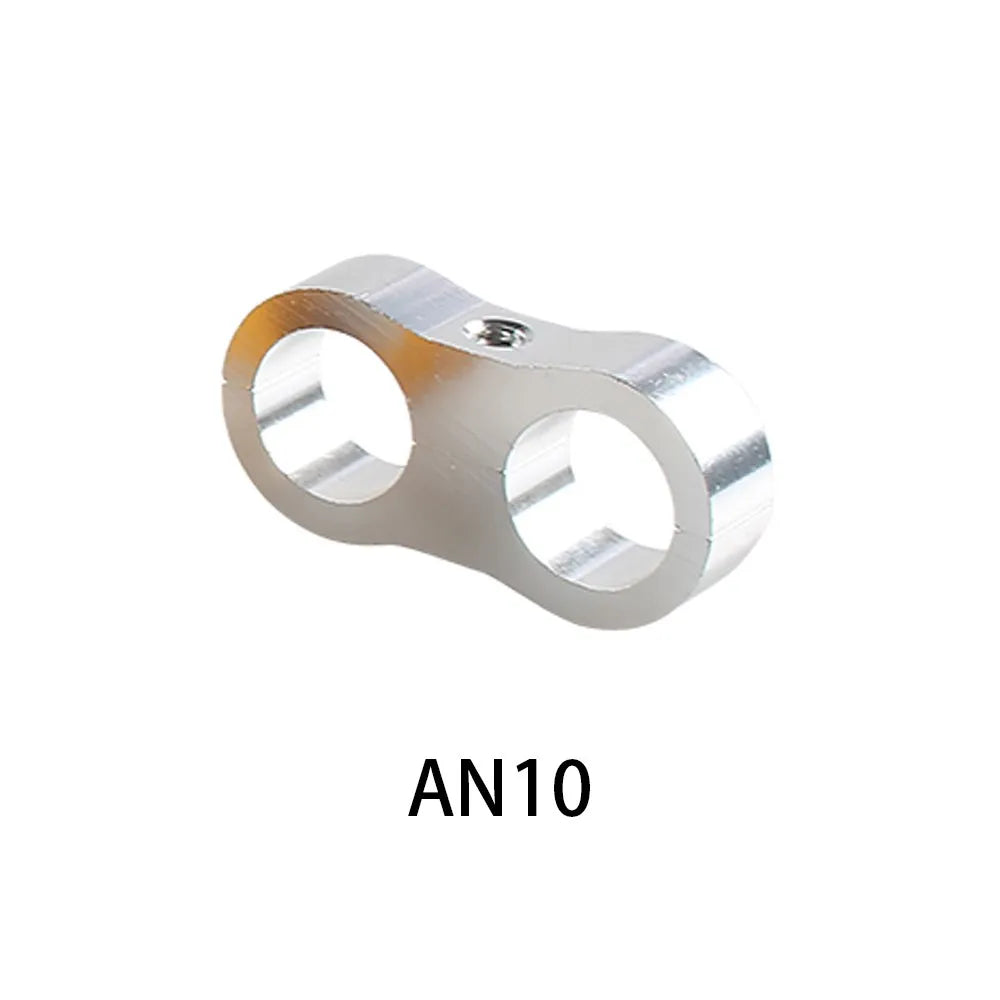 Universal AN4 AN6 AN8 AN10 Billet Oil Fuel Water Hose Tube Seprator Divider Clamp aluminum line separator Kit Tuck's Performance