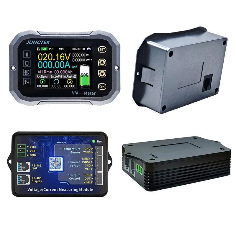 Battery Monitor Bluetooth KG140F DC 0-120V 100A 400A Battery Tester Voltage Current VA Battery Coulomb Meter Capacity Indicator Tuck's Performance