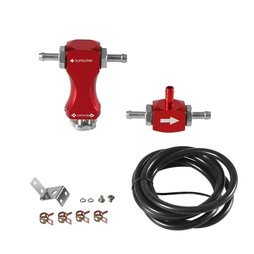 Universal Manual Turbo Boost Controller Bleed Valve Pressurize Regulating Kit Car Modified Turbocharged Regulator Aluminum Tuck's Performance