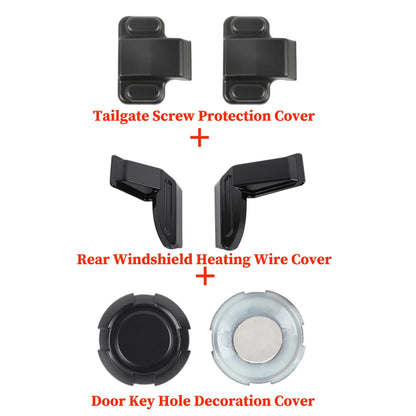 Car Tailgate Screw Protection Cover Rear Windshield Heating Wire Cover for Suzuki Jimny JB64 JB74 2019-2025 Interior Accessories Tuck's Performance