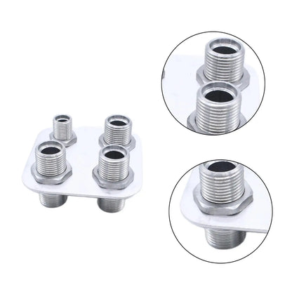 4 Port Automotive Heat and Cool System Replacement Firewall Bulkhead Tuck's Performance