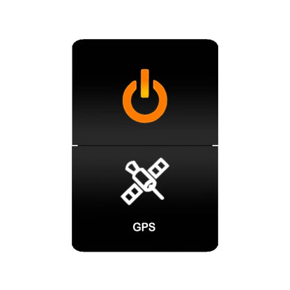 Dual push switch power and GPS