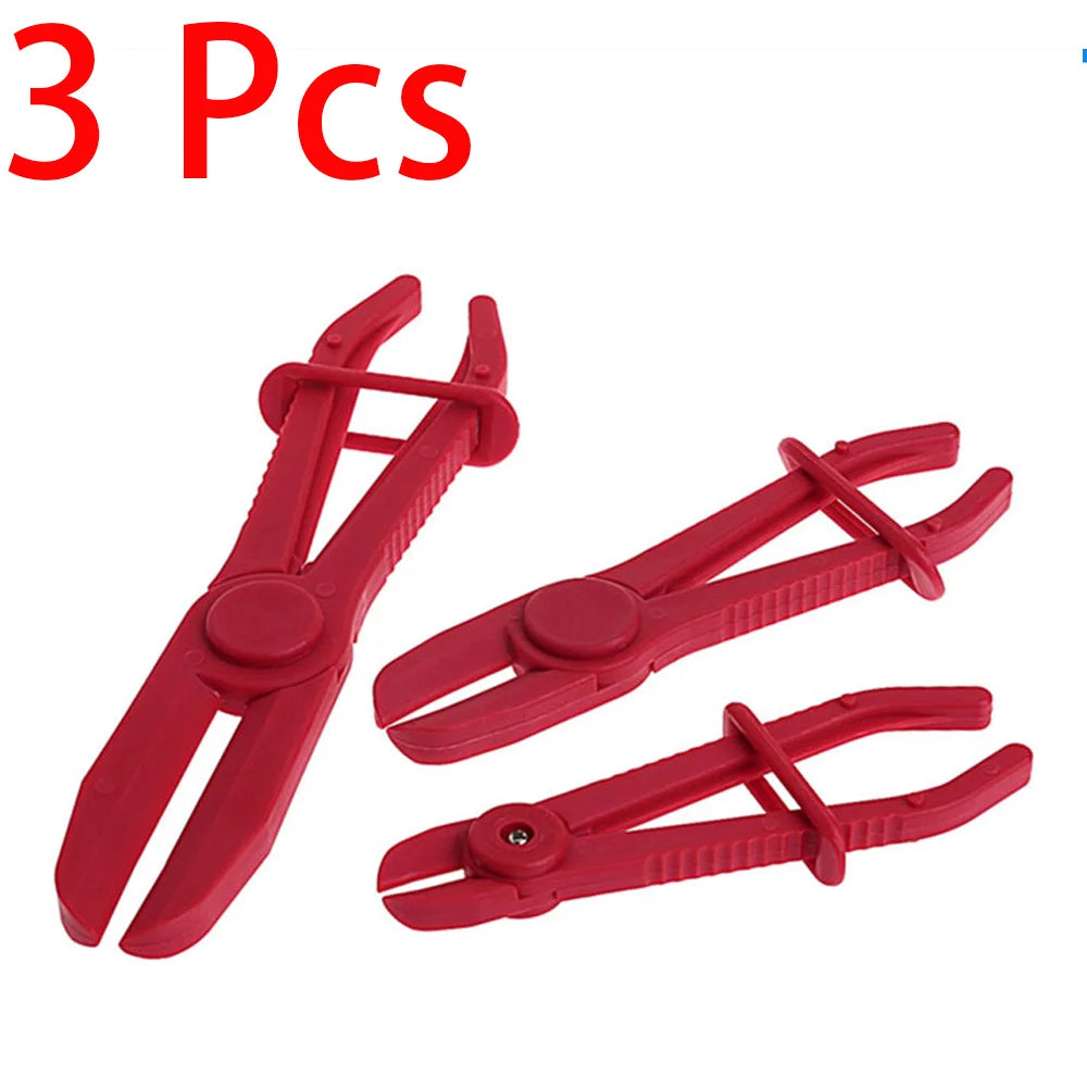 3Pcs/Set Hose Tube Clamp Pliers Tool Brake Fuel Water Line Clamp Pliers for Car Repair Hose Clamp Removal Hand Tool Tuck's Performance