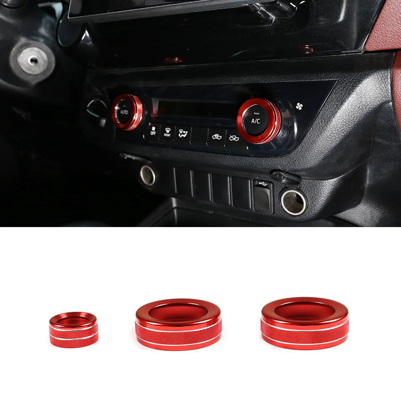 For Toyota Hilux air conditioner adjustment knob cover rearview mirror adjustment knob cover car interior accessories Tuck's Performance