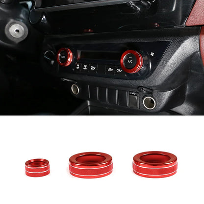 For Toyota Hilux air conditioner adjustment knob cover rearview mirror adjustment knob cover car interior accessories Tuck's Performance