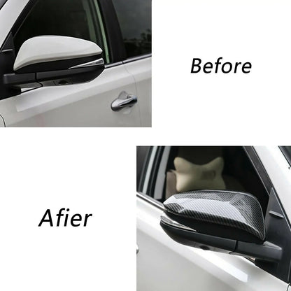 Carbon Fiber Side Rear View Mirror Cover  Toyota Hilux N80