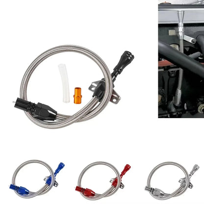 530 MM Flexible Stainless Transmission Dipstick For GM Chevy TH-400 TH-350 Turbo SBC BBC 350 400 Tuck's Performance