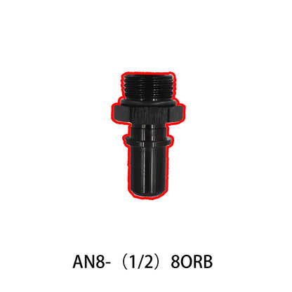PTFE Quick Release AN Fittings -AN6-AN8-AN10-AN12-AN16 Swivel Fuel Hose End ORB Adapter For PTFE Hose Straight/45/90Degree Tuck's Performance