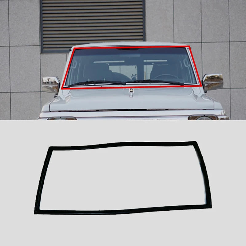 Front Window Seal Strip Compatible with 87-04 Nissan Patrol Y60 Safari Y60 Front Window Glass Accessories 72710-06J25 Tuck's Performance