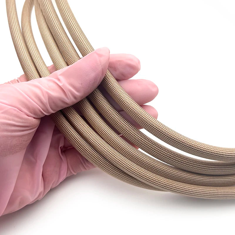 800°C High Temp Fiberglass Sleeve - Heat Resistant, Insulation, Wire Protection - Multi Size ID 2.5/3/4/5/6/8/10/12/14/16/20mm Tuck's Performance