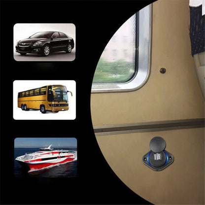 12-24V 3.1A Dual USB Charger Power Socket Adapter Charging Panel Mount for Motorbike Car Boat ATV UTV Camper Caravans Tuck's Performance