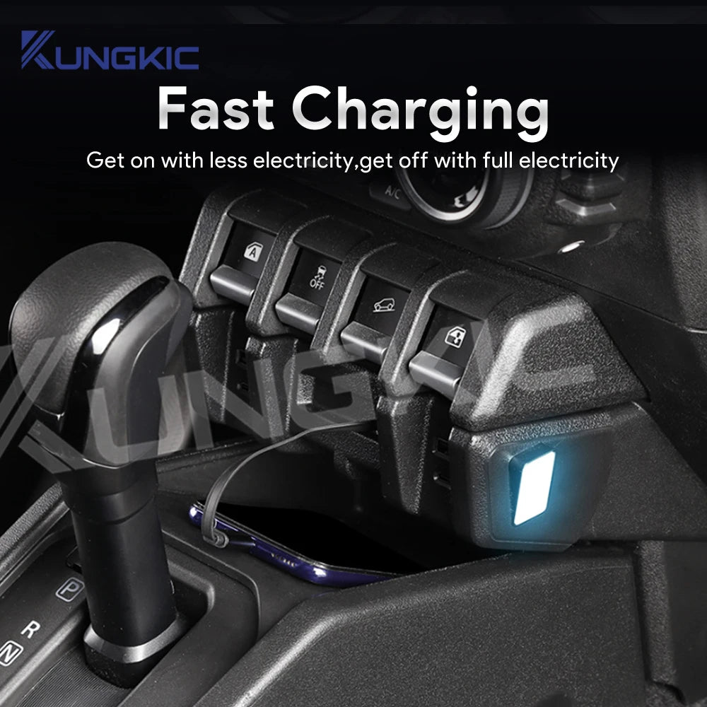 Dual USB & USB-C Charger Hub to suit Suzuki Jimny JB74 & JB64 (2019+) Tucks Performance