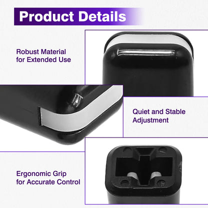 Heater slider knob details