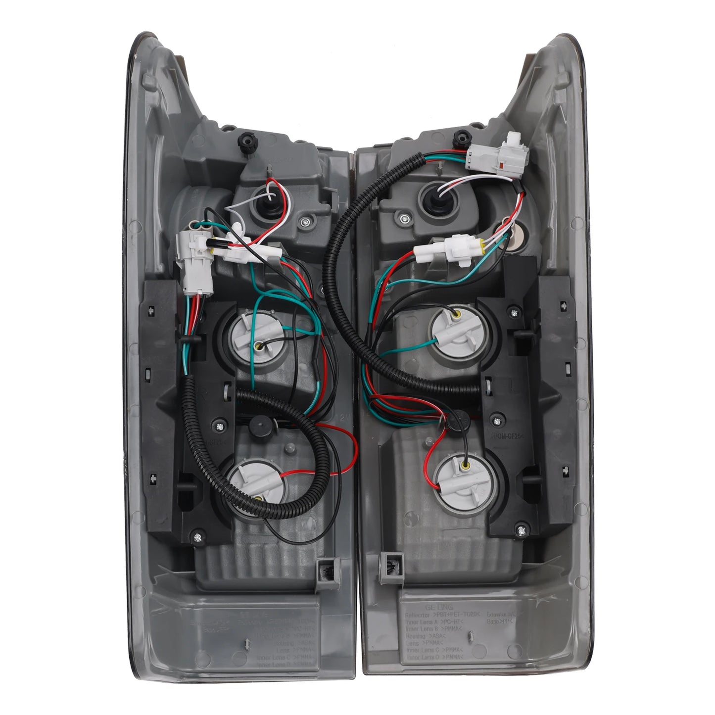 Rear of Isuzu D-MAX ute with replacement LED tail lights fitted