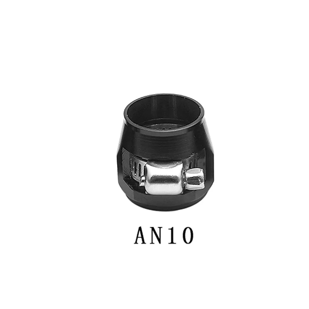 Fuel Line Hose Finisher AN4/AN6/AN8/AN10/AN12 Clamp Finisher Aluminum Car Modification Accessories Tuck's Performance