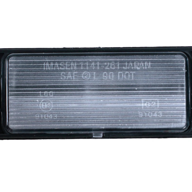 Pajero plate light lens