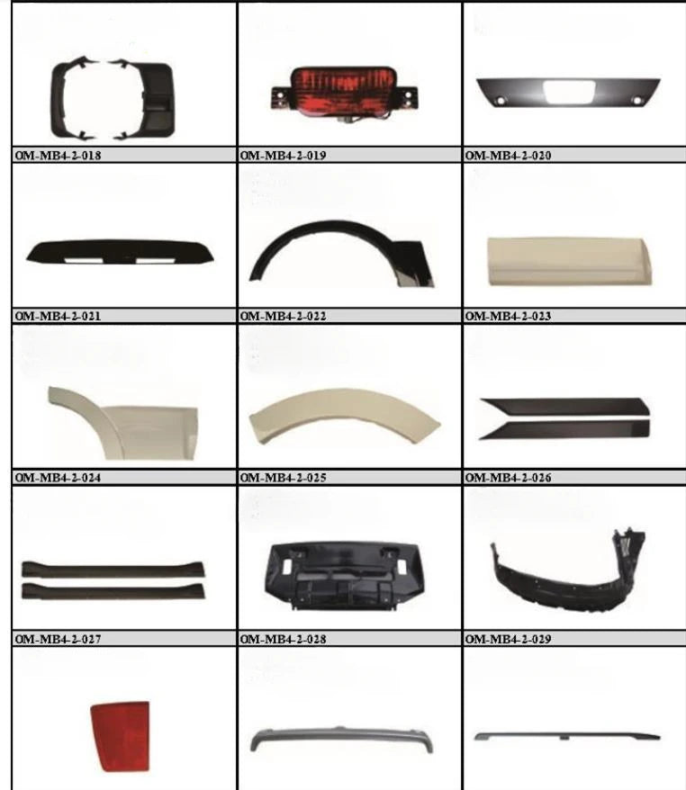 Pajero door seal pair