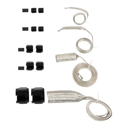 Universal Stainless Steel Braided Hose Kit Oil/Fuel/Vacuum/Radiator/Heater Engine Line Hose Sleeve Dress Up Kit Tuck's Performance