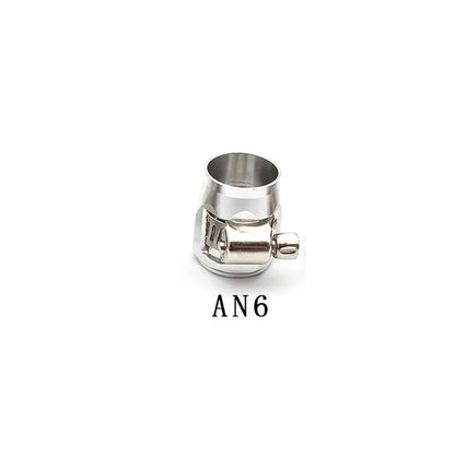 Fuel Line Hose Finisher AN4/AN6/AN8/AN10/AN12 Clamp Finisher Aluminum Car Modification Accessories Tuck's Performance