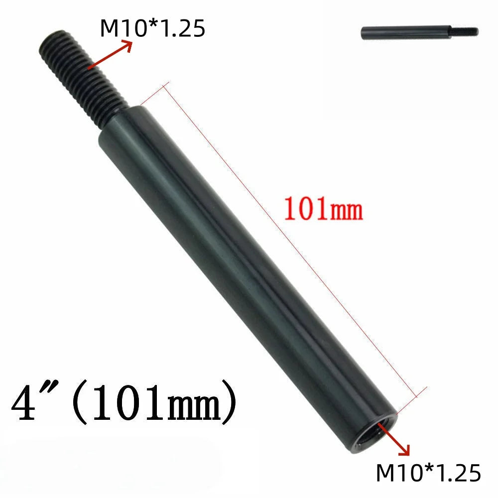 3‘’ 3.5‘’ 4‘’ 10'' Aluminum Shift Knob Extender Extension Lever Gear Manual Shifter Rod M10X1.5 M10X1.25 M12X1.25 Tuck's Performance